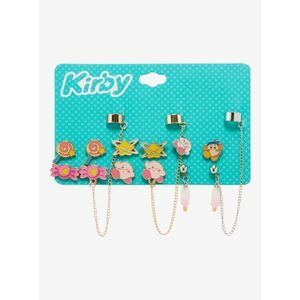 Official Nintendo Kirby Sweets Cuff Earring Set